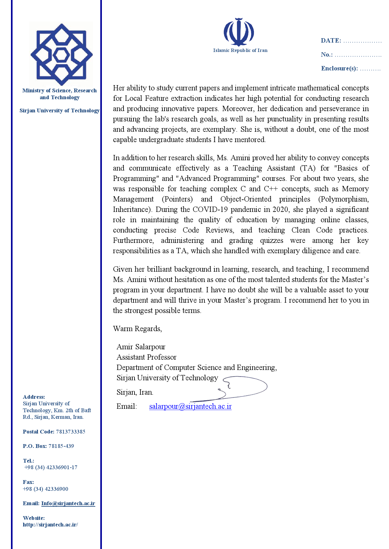 Recommendation Page 2